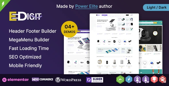 eDigit WP – Multi-purpose Elementor WooCommerce Theme